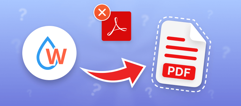 How to Add Watermark to PDF without Acrobat